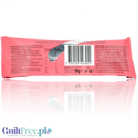 N!ck's Nicks Peanut Butter Protein Bar 214 kcal - baton białkowy bez dodatku cukru ze stewią i erytrolem