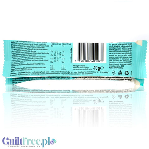 N!CK'S Nicks Coconut & Chocolate - baton bez cukru ze stewią i ksylitolem (Kokos & Mleczna Czekolada)