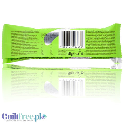 N!ck's Nicks Hazelnut Chocolate Protein Bar 209 kcal - baton proteinowy w czekoladzie mlecznej z kremem z Orzechów Laskowych