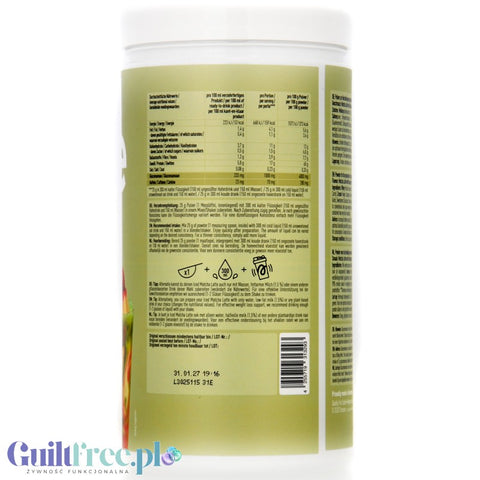 More Nutrition Protein Iced Matcha Latte Raspberry Panna Cotta 500g - proteinowa zielona herbata matcha bez cukru 17g białka