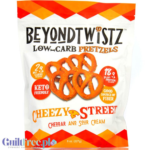 BeyondTwistz Pretzels Cheezy Street - keto cheese pretzels with resistant starch