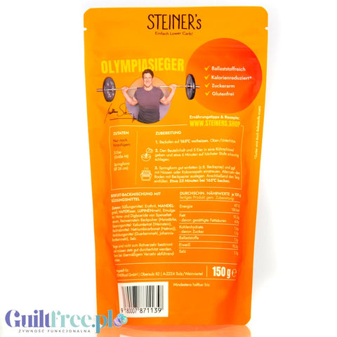 Steiner's Low(er) Carb Biscuit - sugar, gluten and lactose free biscuit baking mix