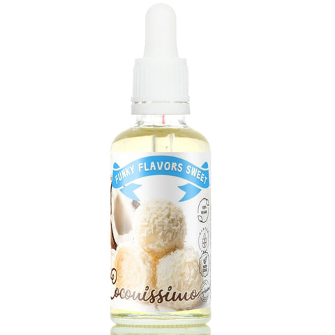 Funky Flavors Sweet Coconissimo - słodzony aromat bez cukru, tłuszczu i kcal, Kokos, Biała Czekolada & Migdał