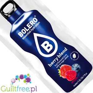 Bolero Instant Fruit Flavored Drink with sweeteners, Berry Blend 