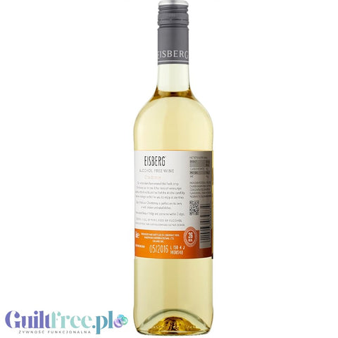 Eisberg Chardonnay bezalkoholowe białe wino półwytrawne 17kcal