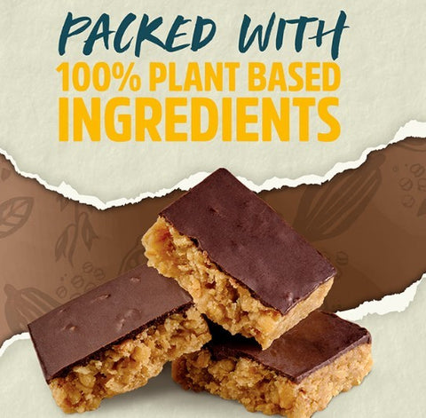 Trek Protein Flapjack Cocoa Oat - bezglutenowy wegański baton z ciemną czekoladą 9g białka