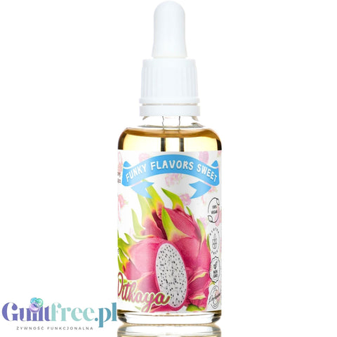 Funky Flavors Sweet Pithaya - słodkie kropelki smakowe Dragonfruit bez cukru i kalorii