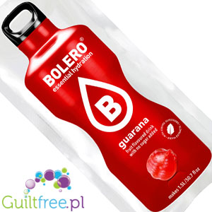 Bolero Instant Fruit Flavored Drink with sweeteners, Guarana
