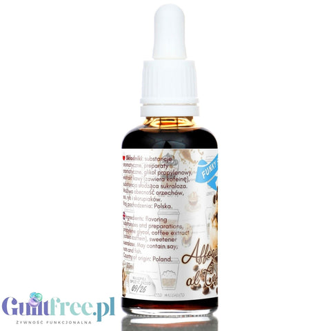 Funky Flavors Sweet Affogato - sugar and calorie free sweet drops with vanilla ice cream flavor with espresso