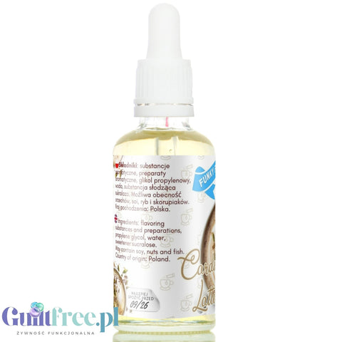 Funky Flavors Sweet Cardamom Latte - słodkie kropelki smakowe bez cukru i kalorii