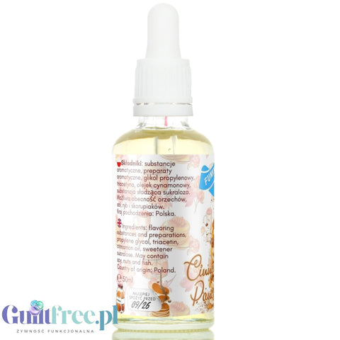 Funky Flavors Sweet Cinnamon Pancake - słodkie kropelki bez cukru i kalorii o smaku naleśników z syropem i cynamonem
