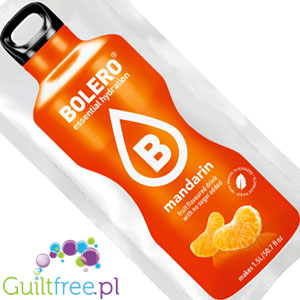 Bolero Instant Fruit Flavored Drink with sweeteners, Mandarin