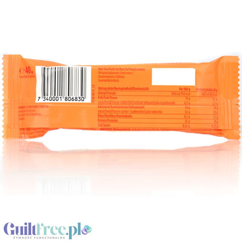 Barebells Chewy Peachy Peach - fluffy foam bar 10g protein, peach jelly flavor