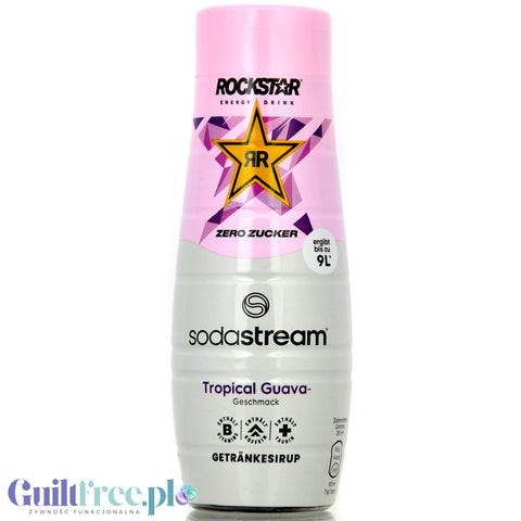 Rockstar SodaStream Tropical Guava Energy No Sugar - syrop / koncentrat do wody energetyk bez cukru