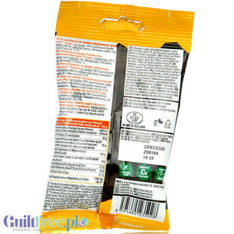 MixIt Crunchy Cheese Irish Cheddar  20g - chrupiące kosteczki sera bez węglowodanów