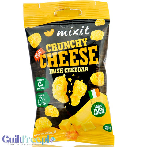 MixIt Crunchy Cheese Irish Cheddar  20g - chrupiące kosteczki sera bez węglowodanów