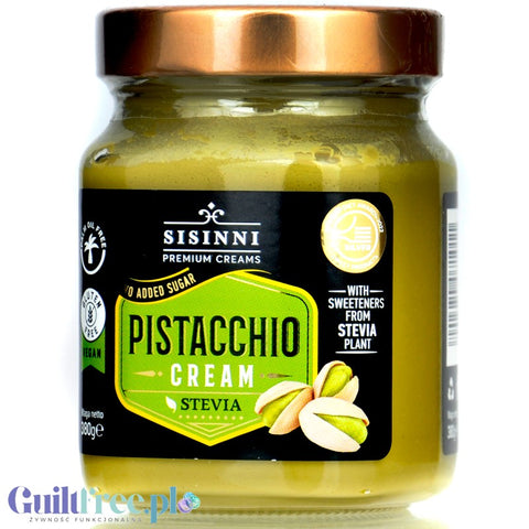 Sisinni Premium Pistacchio Cream Stevia - pistachio cream, sugar-free, with stevia