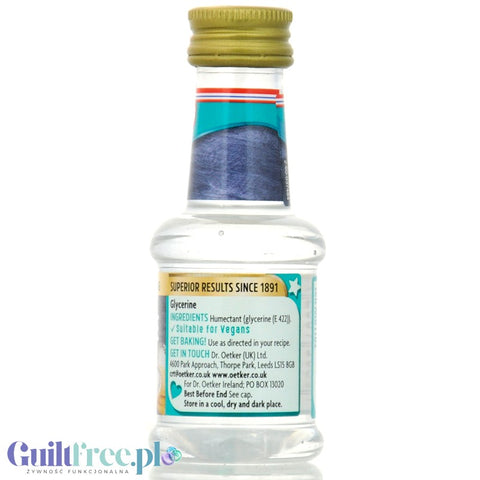 Dr Oetker Glycerine - wegańska gliceryna spożywcza do zmiękczania lodów i lukru