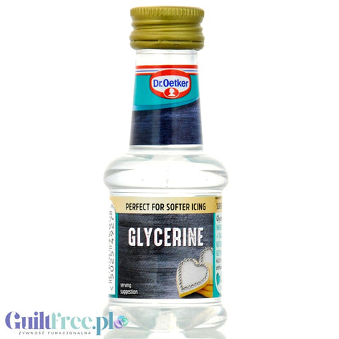 Dr Oetker Glycerine - wegańska gliceryna spożywcza do zmiękczania lodów i lukru