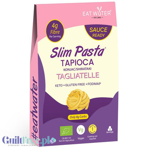 Slim Pasta Eat Water Tapiocca Konjac, Tagliatelle - organic shirataki noodles with tapioca, ribbons