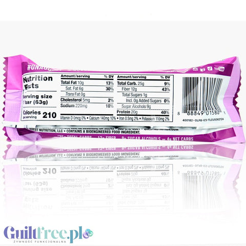 Quest Overload Sundae Funday - baton proteinowy bez cukru, 20g białka & 210kcal