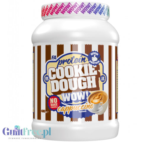 FA WOW! Protein Cookie Dough Cappuccino - proteinowa masa ciasteczkowa 167kcal, 22g białka