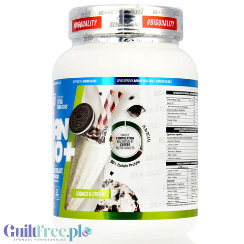 BIG® Vegan Amino+, Cookies & Cream 1kg - vegan protein supplement with Cookies & Cream flavor