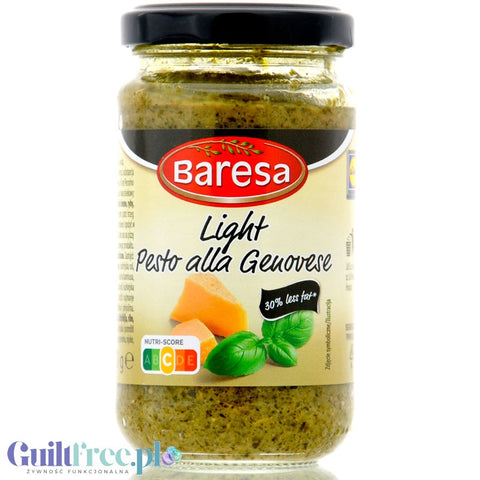 Kania Low Fat Pesto alla Genovese - zielone pesto z bazylii o obniżonej o obniżonej zawartości tłuszczu