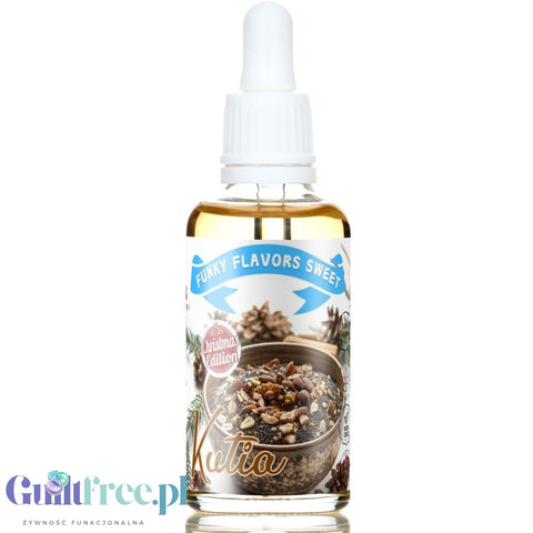 Funky Flavors Sweet Kutia - słodkie kropelki o smaku świątecznego deseru, bez cukru i kcal