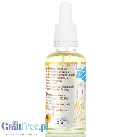 Funky Flavors Sweet Milk & Honey - słodzony aromat mleczno-miodowy bez cukru i kalorii