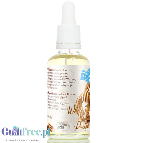 Funky Flavors Sweet White Choc Pretzel - słodzony skoncentrowany aromat słonych precelków z białą czekoladą