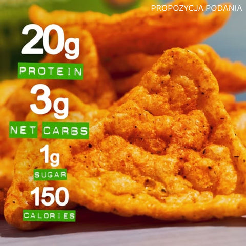 Legendary Popped Protein Chips, Jalapeno Cheddar - pikantne chipsy proteinowe 20g białka, smak Ser & Papryczka