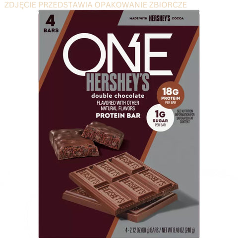 ONE Bar Hershey's Double Chocolate - baton proteinowy 18g białka z czekoladą Hersheys
