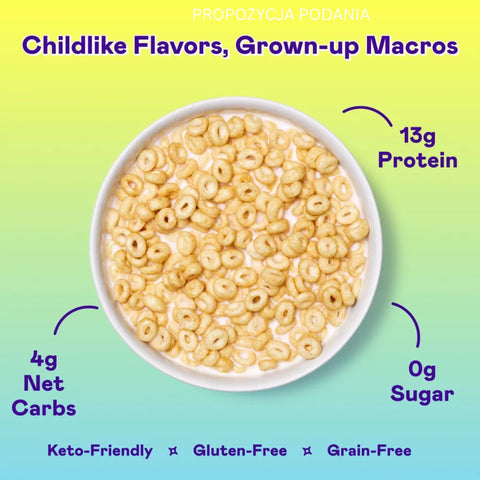 Magic Spoon Honey Nut - protein keto breakfast cereal without gluten, soy and sugar