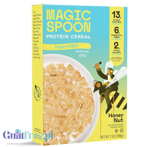 Magic Spoon Honey Nut - protein keto breakfast cereal without gluten, soy and sugar