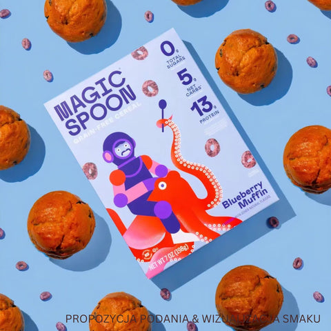 Magic Spoon Blueberry Muffin - protein keto breakfast cereal without gluten, soy or sugar