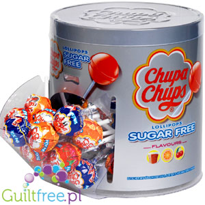 Chupa Chups Sugarfree lollypop Strawberry
