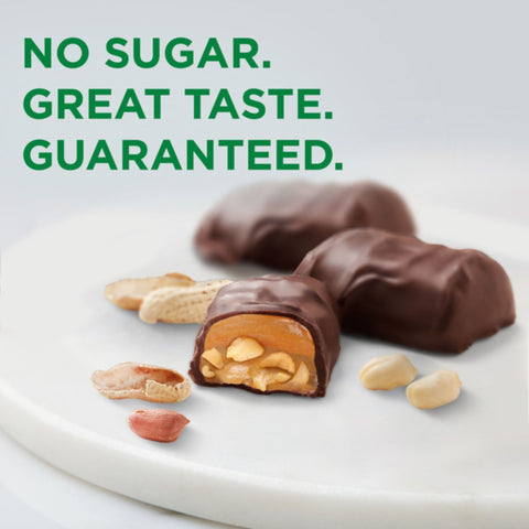 Russell Stover Sugar Free Peanut, Caramel & Nougat Chocolate - nadziewane czekoladki bez cukru