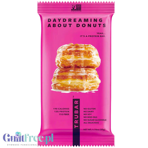TRUBAR Daydreaming About Donuts - wegański baton białkowy bez soi, glutenu i słodzików