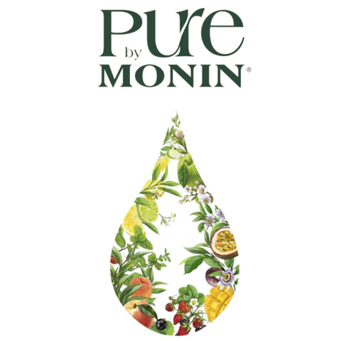 Monin Pure Non Sucré Pink Grapefruit - niesłodzony syrop koncentrat bez cukru i słodzików z naturalnymi aromatami