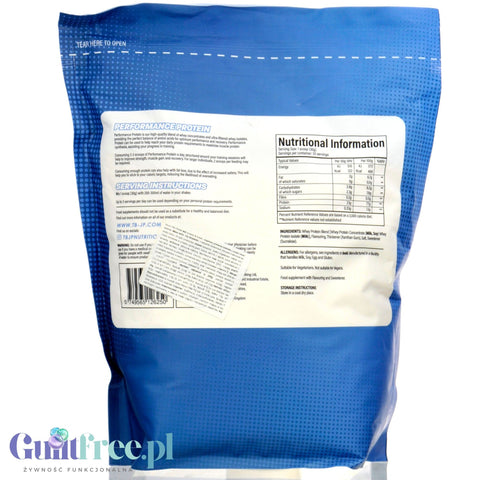 TBJP Performance Protein Whey & Isolate Chocolate Pistachio 1kg - odżywka białkowa WPC & WPI, smak Czekolada & Pistacje