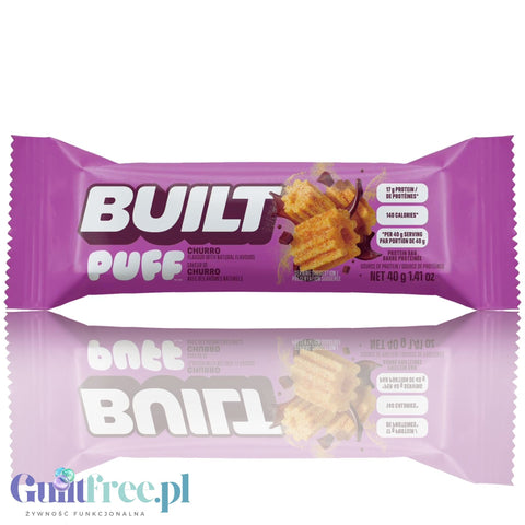 Built Bar Protein Puffs - Churro 17g protein & 140kcal