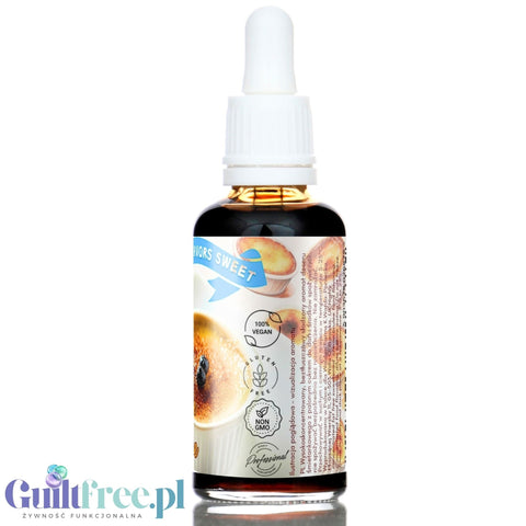 Funky Flavors Sweet Crème Brûlée - słodzące kropelki smakowe bez kcal, cukru i tłuszczu