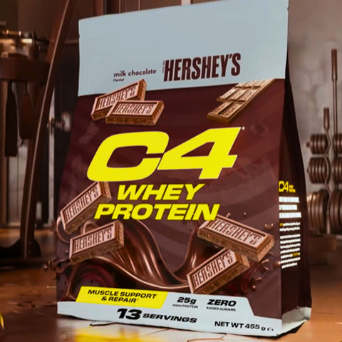 C4 Whey Protein Hershey's® 455g - jedyna oryginalna odżywka białkowa Hershey´s