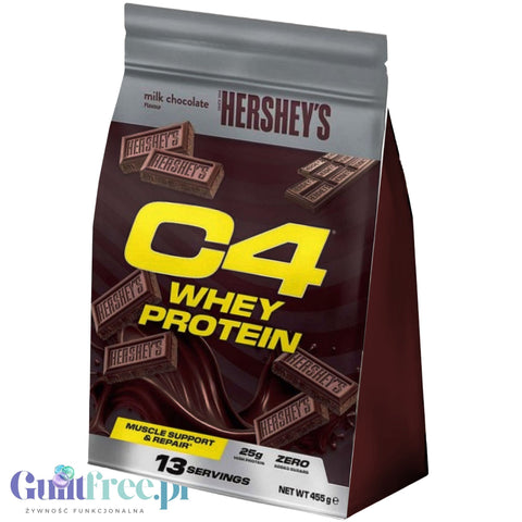 C4 Whey Protein Hershey's® 455g - jedyna oryginalna odżywka białkowa Hershey´s