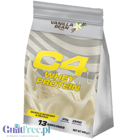 C4 Whey Protein Vanilla Bean - vanilla protein supplement