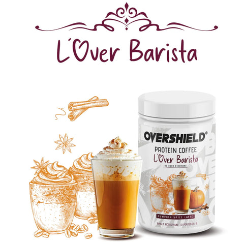 Overshield® Protein Coffee L'Over Barista Pumpkin Spice Latte - kawa proteinowa 21g białka
