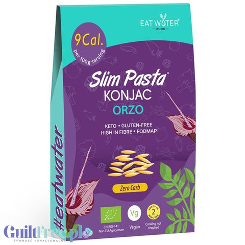 Slim Noodles Eat Water Makaron Konjac Orzo - vegan keto noodles without gluten 9kcal, orzo
