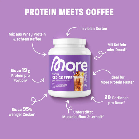 More Nutrition Protein Iced Coffee, Macchiato Marshmallow 0,5kg - mrożona kawa proteinowa z piankami marshmallow