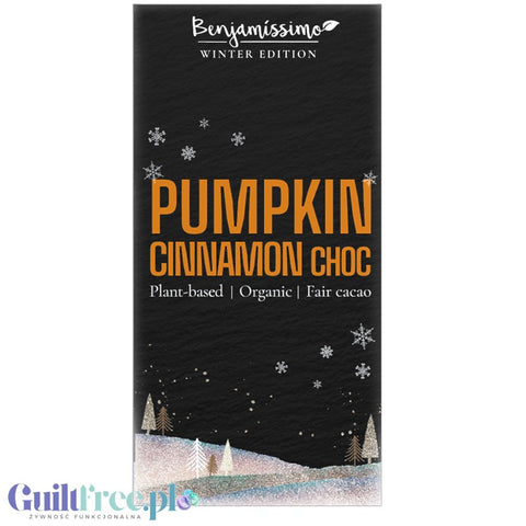 Benjamissimo Winter Edition Pumpkin Cinnamon Choc - organiczna wegańska czekolada